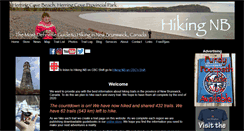 Desktop Screenshot of hikingnb.ca